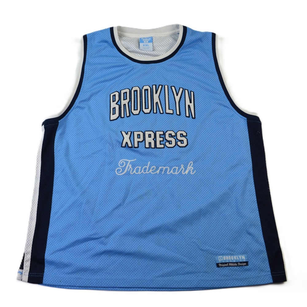Brooklyn Xpress Trademark Mens‎ Light Blue Basketball Jersey Size XXL Number 70